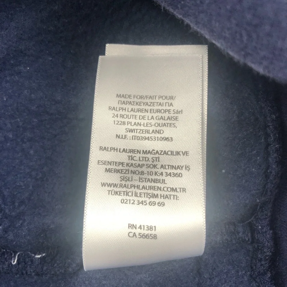 Polo Ralph Lauren Kid’s Color Block Polo Bear Hoodie